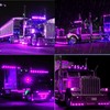 20pcs Purple DC12-24V IP68 Waterproof Trailer LED Lights Side Marker