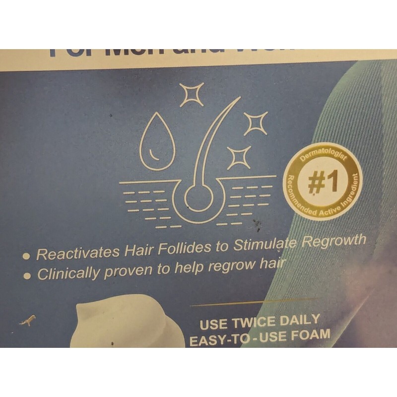 Tacruitf Topical Aerosol Foam Hair Regrowth Treatment Men Women 4.22