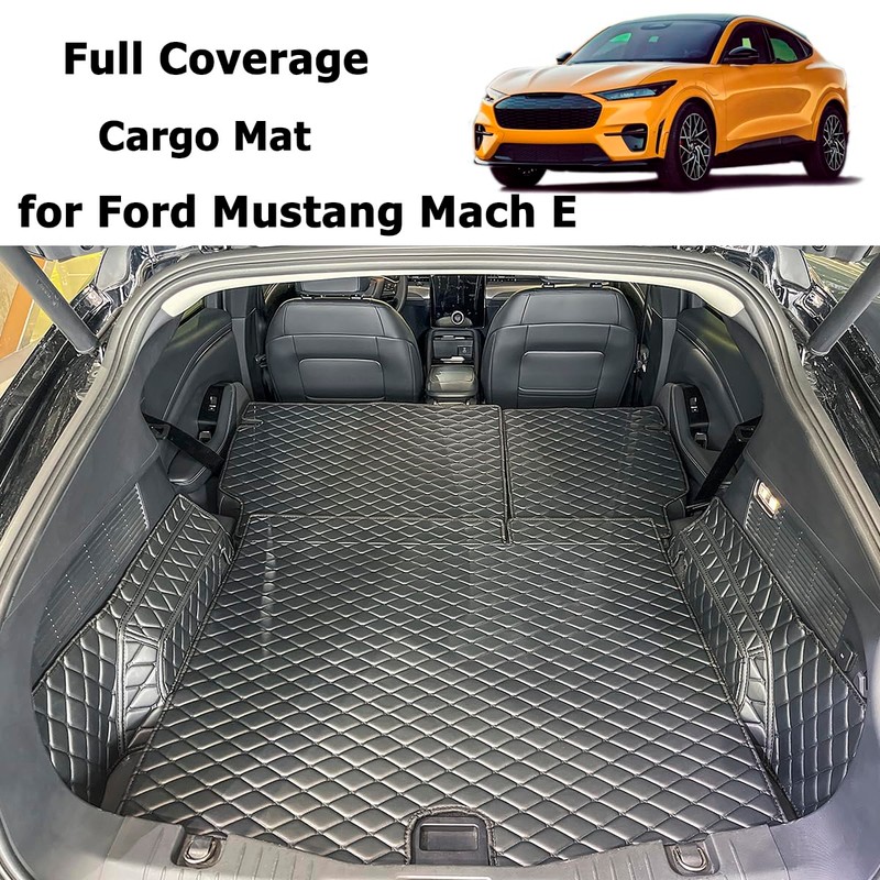 7DEEKEI Cargo Mat Compatible with 2021-2025 Ford Mustang Mach-E Trunk