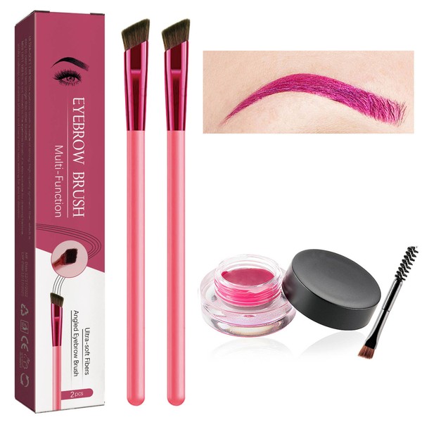 4D Hair Stroke Brow Stamp Brush Set Eyebrow Hair Stroke