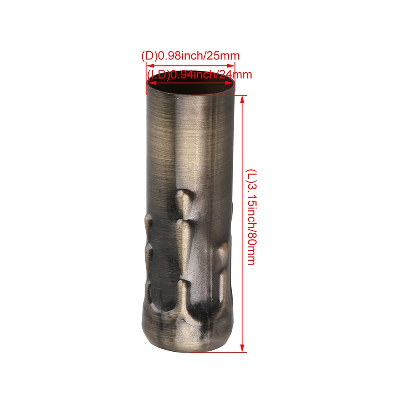 BQLZR Candle Socket Light Covers Sleeves 3 Inch Tall Chandelier
