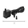 Teamson Home Water Pump for Fountains, Garden Ponds, and Birdbaths,