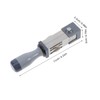 Operitacx Self Ink Date Stamp for Office School Metal Date