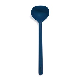 GreenPan Silicone Ladle, Soup Mixing Stirring Serving, Cooking Kitchen Utensil, Flexible Rubber Nonstick Cookware, Rigid Steel Core, Heat-Resistant, Anti-Slip Handle, BPA-Free, Dishwasher Safe, Blue