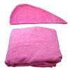 Millya Women's Microfiber Bath Towel Wrap & Hair Turban -