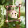 VBS Wanda Miniature Bird Set of 4 Painted Spring 1.5