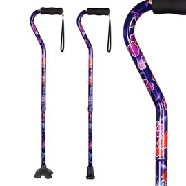 Elegant Walking Cane for Women, Foldable & Adjustable Cane for Seniors with Self-Standing Tip | Lightweight Mobility Aid for Stability & Balance Support