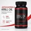Krill Oil 2000 Mg Con Astaxantina 200 Cápsulas 100 Porciones