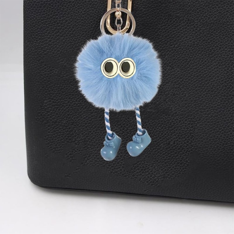 School Bag Accessories Keyring for Children, Boys and Girls, Blue,