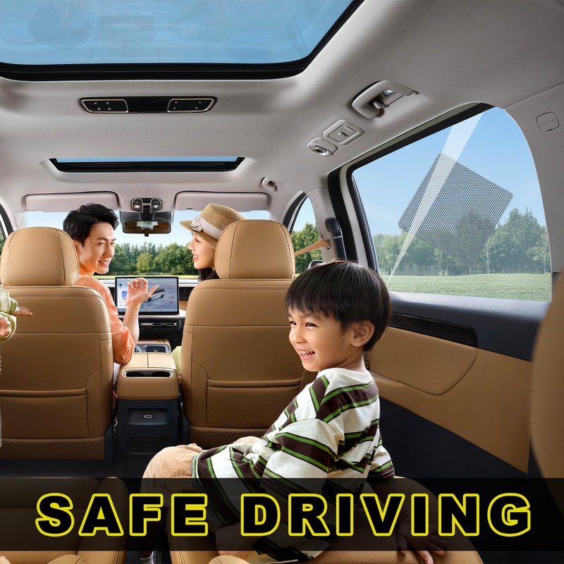 MUQIDA 2PCS Baby On Board Sticker for Cars, 5" by