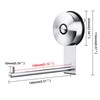 YOHOM Suction Cup Toilet Paper Holder Bathroom Hooks for Towel