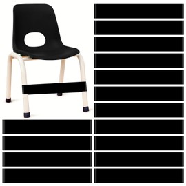 Berlune 24 Pcs Classroom Chair Bands Fidget Chairs and Desks Bands ADHD Autism Tools Bounce Flexible Seating for Classroom(Black, 1 mm)