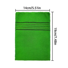 HAIKING Exfoliating Body Scrub Mitt, 4 Pcs Resuable Body Exfoliating Washcloth for Shower, Body Scrub, Body Cleaning, Removing Dry Skin Flakes(4 Colors)