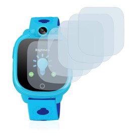 Savvies 6 Pack Screen Protector compatible with Prograce 1.5" Kids Smartwatch Protection Film Clear