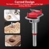 flintronic Forstner Drill Bit, 20mm Adjustable Positioning Drill Bit Set,