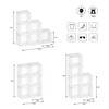 Stackable Closet Organizers and Storage 6 Cube Storage Organizer Closet