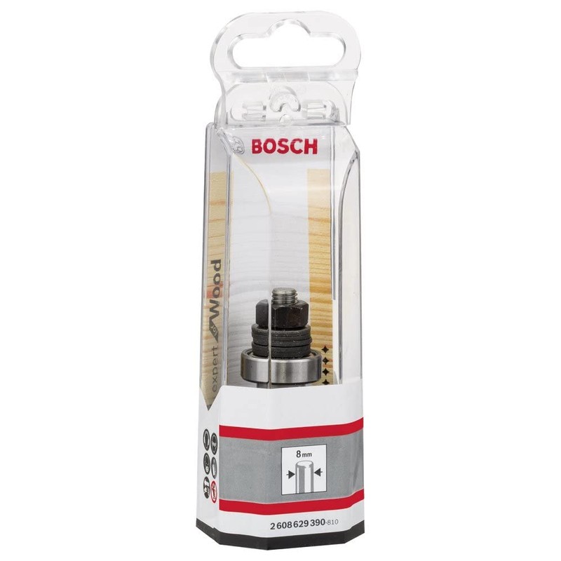 Bosch 2608629390 Shank for Disc Groove Cutter, 0 V, Black/Silver