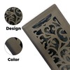 Sierra Grates 4" x 10" Floral Design Floor Register in