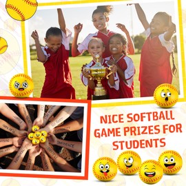 Arrowbash 45 Pcs Mini Face Stress Balls Bulk Small Stress and Anxiety Relief Foam Sports Squeeze Balls for Carnival Reward Sports Theme Party Favors Gifts