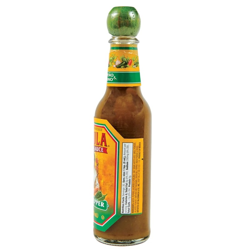 Cholula Sauce Hot Green Pepper 5 ounce Pack of 3