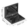 sourcing map Speaker Corner Protectors Cabinet Edge Corner Speaker Stackable