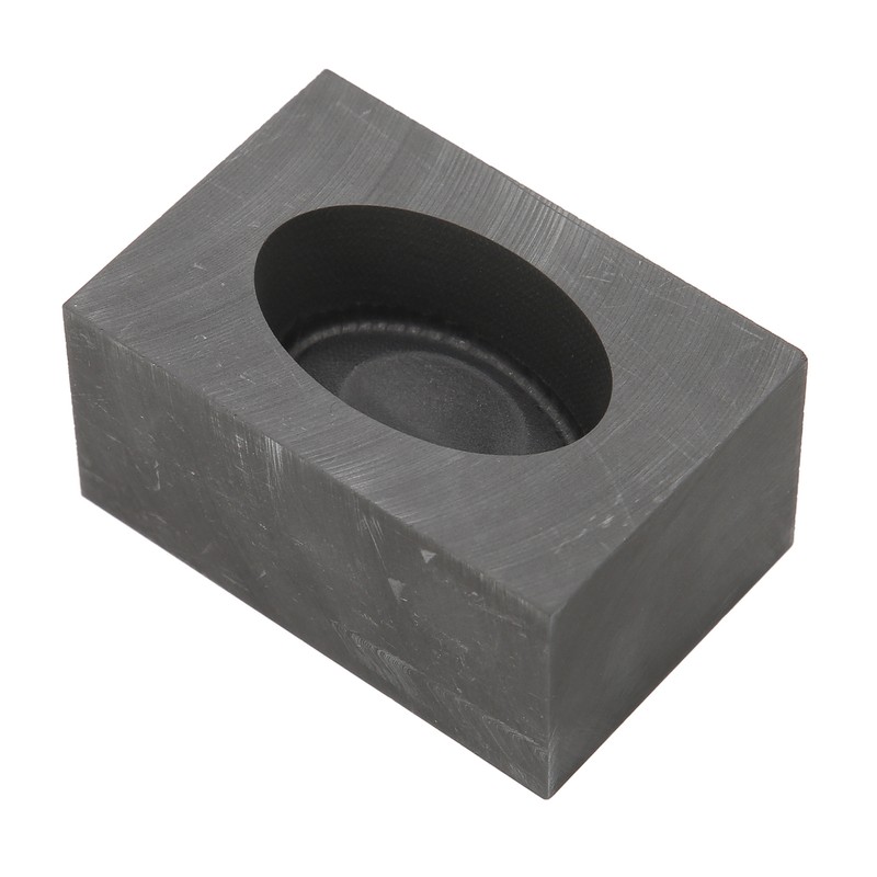 Graphite Mold High Temperature Resistance 3x4x6cm Ingot Shape Smelting Molds