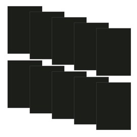 Briartw 10 Sheets 9.3x6.8" Rubber Magnetic Sheets Set,0.5mm Thick Single Sided Magnetic Sheets Flexible Rubber Sheets for Metal Dies Storage and Organize Scrapbooking Tool Craft Supplies