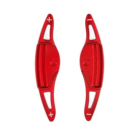 YOUTOOCAR Steering Wheel Paddle Shifter Extensions Compatible with Hyundai Santa Fe 2024-2025 Hyundai Palisade 2026 Hyundai IONIQ 9 Accessories (Red)