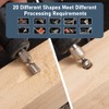 Engraving Router Bit Carving Bits, 20 PCS HSS Rotary Tool