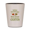 CafePress Garden Gardener Wheelbarrow Gardening Unique and Funny Shot Glass