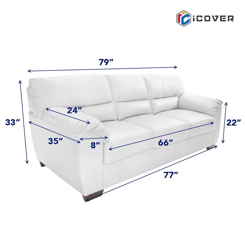 iCOVER Sofa Slipcover, Multiple Size One Piece High Stretch Couch