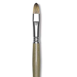 Escoda Tadami Synthetic Mongoose Brush - Bright, Short Handle, Size 12