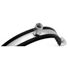 H&C VENT Galvanised Pipe Clamp Diameter 160 mm with Rubber