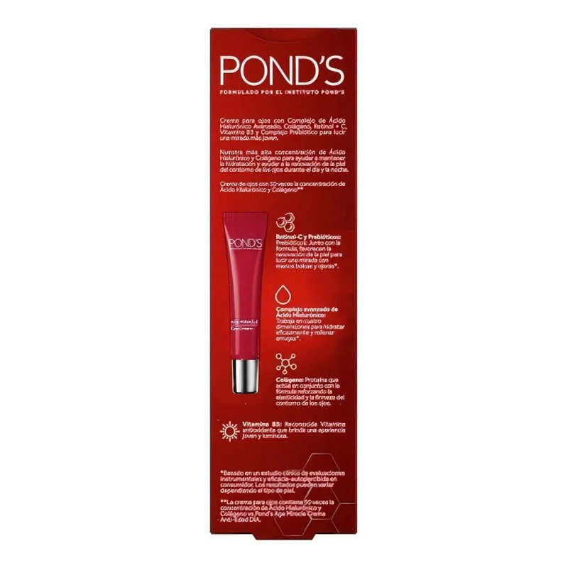 Crema Ponds Age Miracle Contorno Ojos 15ml