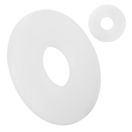 Large Plastic Washers DIN 9021 M6-Pack of 50 - Washers with Large Outer Diameter - High-Quality PA Nylon Body Washers - Plastic Washers - Polyamide U Washers (50, M6)