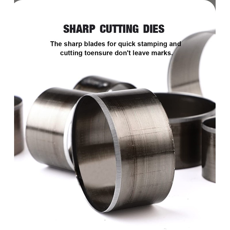 Leinggg Leather Punch - Pack of 7 Leather Punch for