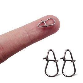 Laxygo 100pcs/pack Fishing Nice Snaps Power Clips Fast Snaps Fishing Speed Clips 25LB 30LB 40LB (100pcs-40LB)