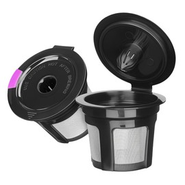 Snblzhef Reusable K Cups for K Mini, K Elite, K Classic, K Compact, K Latte, K Select and All 2.0 & 1.0 Coffee Makers 2PCS