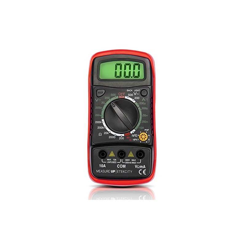 Etekcity Digital Multimeter (DMM) Multi Tester Voltmeter Ammeter Ohmmeter -