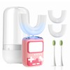 Cepillo de dientes eléctrico en forma de U para adultos