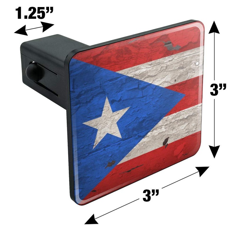 GRAPHICS & MORE Rustic Distressed Puerto Rico Flag Wood Look