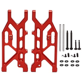 RC Rear Lower Swing Arm Professional Metal Rear Lower Suspension Arm for ARRMA 1/7 1/8 RC Car Red