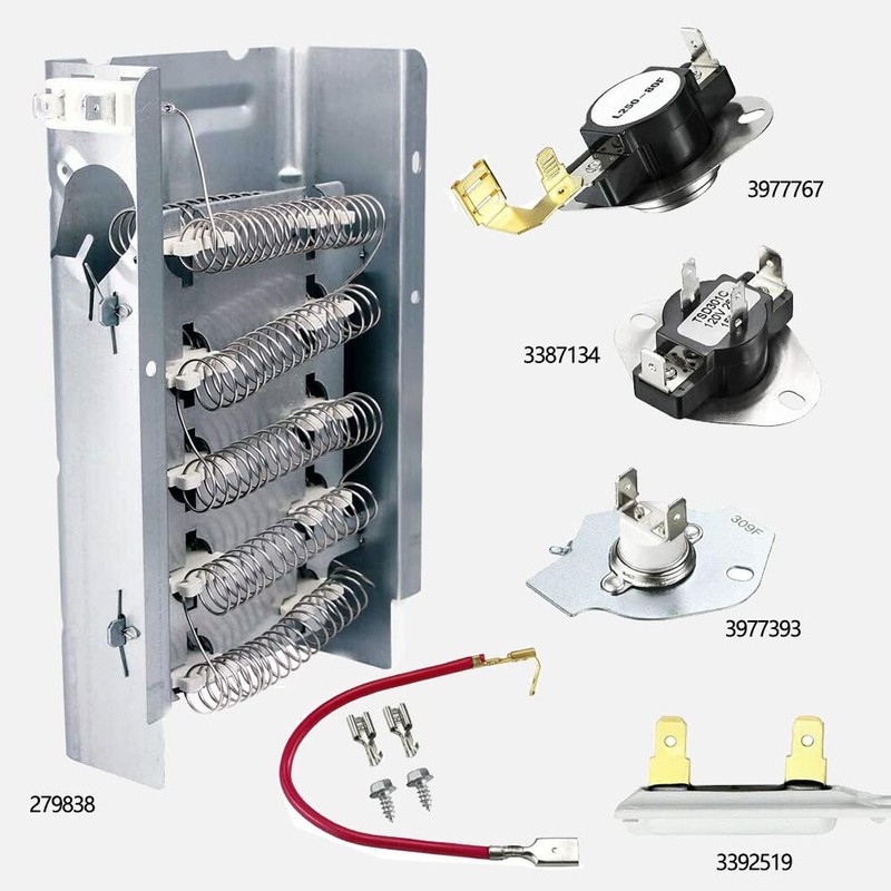 Dryer Heating Element Kit for Kenmore Series 70, 80 and