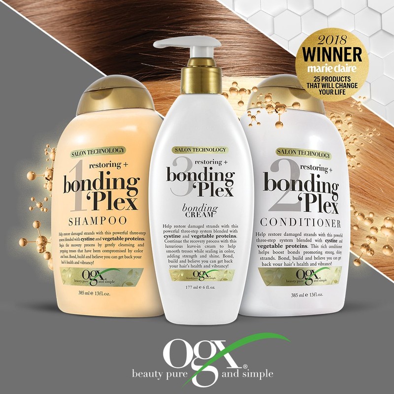 OGX Restoring + Bonding Plex Salon Technology Bonding Cream Leave-in