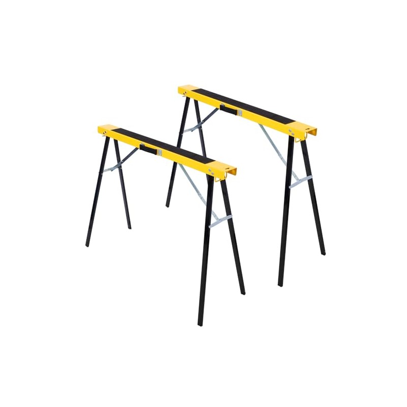 Saw Horses 2 Pack, Folding Portable Work Horse for Garage