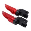 Motorcycle Front Footrests Aluminium Alloy Anti Slip Replacement for MV