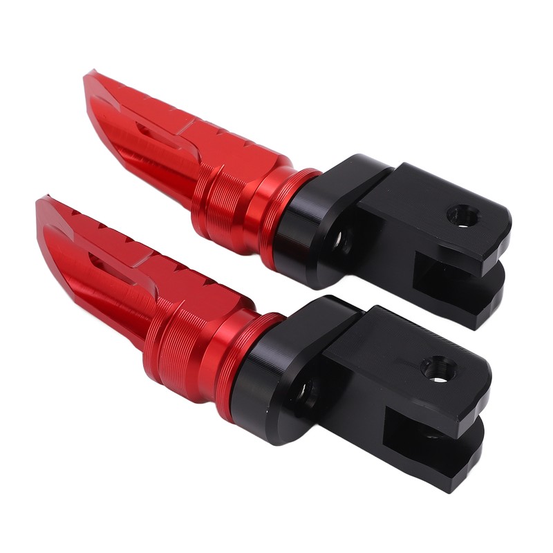 Motorcycle Front Footrests Aluminium Alloy Anti Slip Replacement for MV