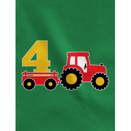 4th Birthday Gift Construction Party 4 Year Old Boy Toddler/Infant Kids T-Shirt