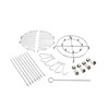 Char-Broil The Big Easy 22-Piece Turkey Fryer Accessory Kit, Chrome