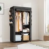 BrFoYu Portable Closet for Hanging Clothes, Portable Wardrobe Closet with
